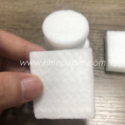 acheter Filtre à aiguille circulaire/carré en feutre de pâte de coton blanche respirateur à air pour le testeur de VIH online manufacture