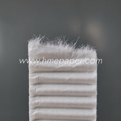 280% Corrugated Absorbent HME Filter Paper Roll 180gsm Wood Cotton Push